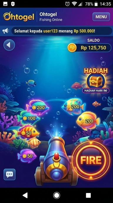 ohtogel — cuplikan layar ringkas